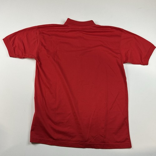 Vintage 90er NEU Emporio Armani Poloshirt Herren XL Rot Kurzarm Deadstock - Bild 6 von 6