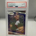 2024 Panini Absolute Rookies Jayden Daniels #102 Blue Diamonds /199 (RC) PSA 10