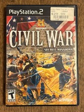 History: Civil War Secret Missions & A Nation Divided. PlayStation 2 PS2 CIB 