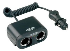 Doppia presa accendisigari 12V 8A con tester batteria