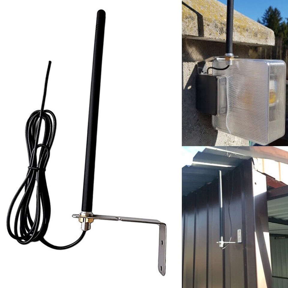 Antenne 868 MHz Extérieure Gain Élevé Pour Télécommandes Garador, Hörmann, Marantec, SOMMER