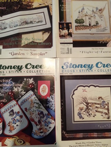 Lot of 8 Stoney Creek Cross Stitch Lot Stoney Creek Magazine Patterns - Picture 2 of 3