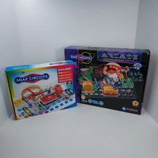 Elenco Snap Circuits Lot Arcade and Explorer Educational Toy - complete