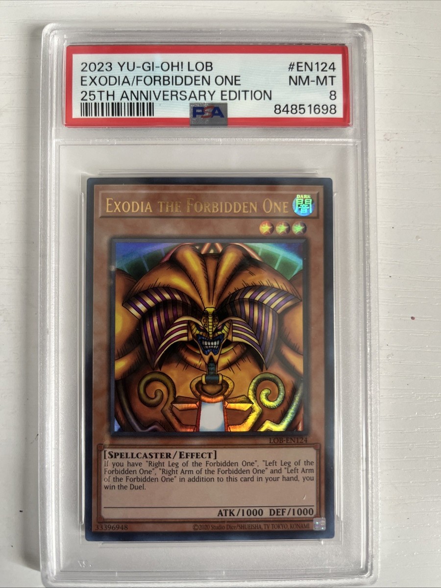 遊戯王 EXODIA THE FORBIDDEN ONE 　英語　LOB-124 Exodia the Forbidden One LOB-EN124 Legend of Blue Eyes White