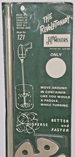 NEW #121 Jiffler Mixers for Mixing Paint/Putty/Concrete ~Fits 1/4" or 3/8" drill - Picture 3 of 7