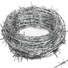 4 Point Barbed Wire, 18 Gauge Real Barb Wire Roll 40 Feet Barbwire for Fence, Ba