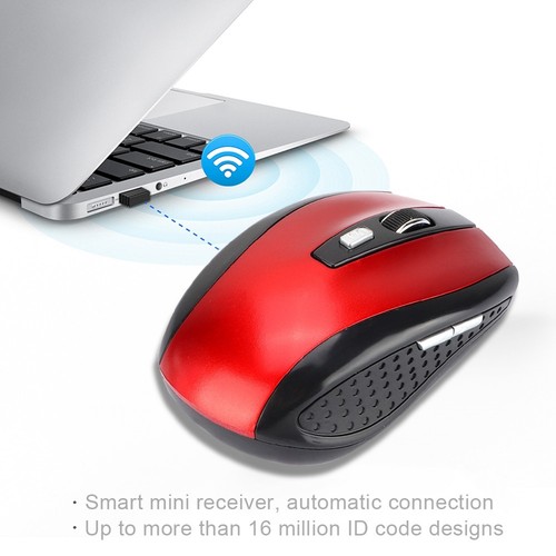 6D Ultra Thin 2.4G 1200Dpi Usb Wireless Mouse Ergonomic Optical Positioning ND - Picture 10 of 12