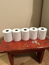 Thermal Paper Rolls 3 1/8" x 230. Fits Most Receipt Printers, Pack of 5
