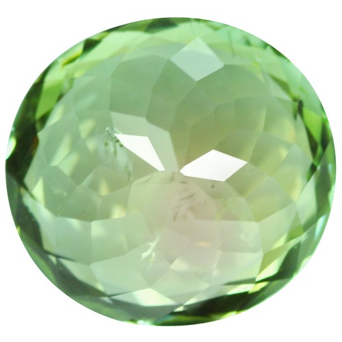 7.05 Ct Beautiful Oval 13.1 x 12.1 MM Mint Green Mozambique Natural Tourmaline - Picture 2 of 5
