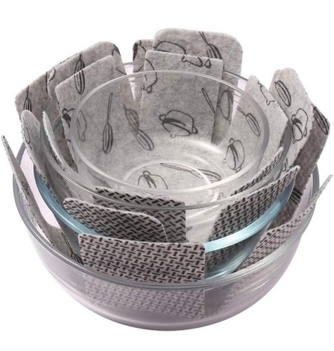 BOYAN Pot and Pan Protectors, Set of 12 and 3 Different Size, Gray  - Picture 8 of 11