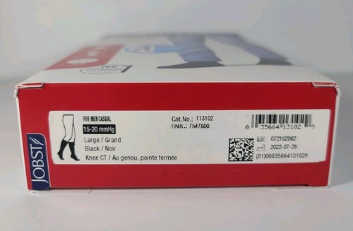 6 pares de calcetines de compresión médica para hombre L nuevos en caja Jobst 15-20 mmHg - Imagen 6 de 9