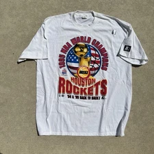 Vintage NBA 1995 Houston Rockets Starter Shirt XL