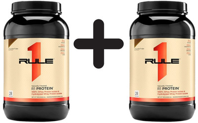 2 x Rule One R1 Protein Naturally Flavored, Chocolate Fudge - (55,40 EUR/kg)