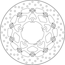 25397 - Disco freno galleggiante 78B40864 compatibile con SUZUKI GSX-R 1000 1000