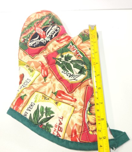 Vintage Tabasco Oven Mitte - Picture 7 of 14