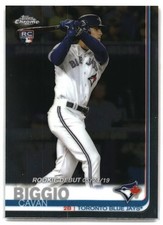 2019 Topps Chrome Update #64 Cavan Biggio RC Rookie Toronto Blue Jays