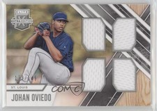 2017 Panini Elite Extra Edition Quad Materials Silver 133/149 Johan Oviedo 0c2