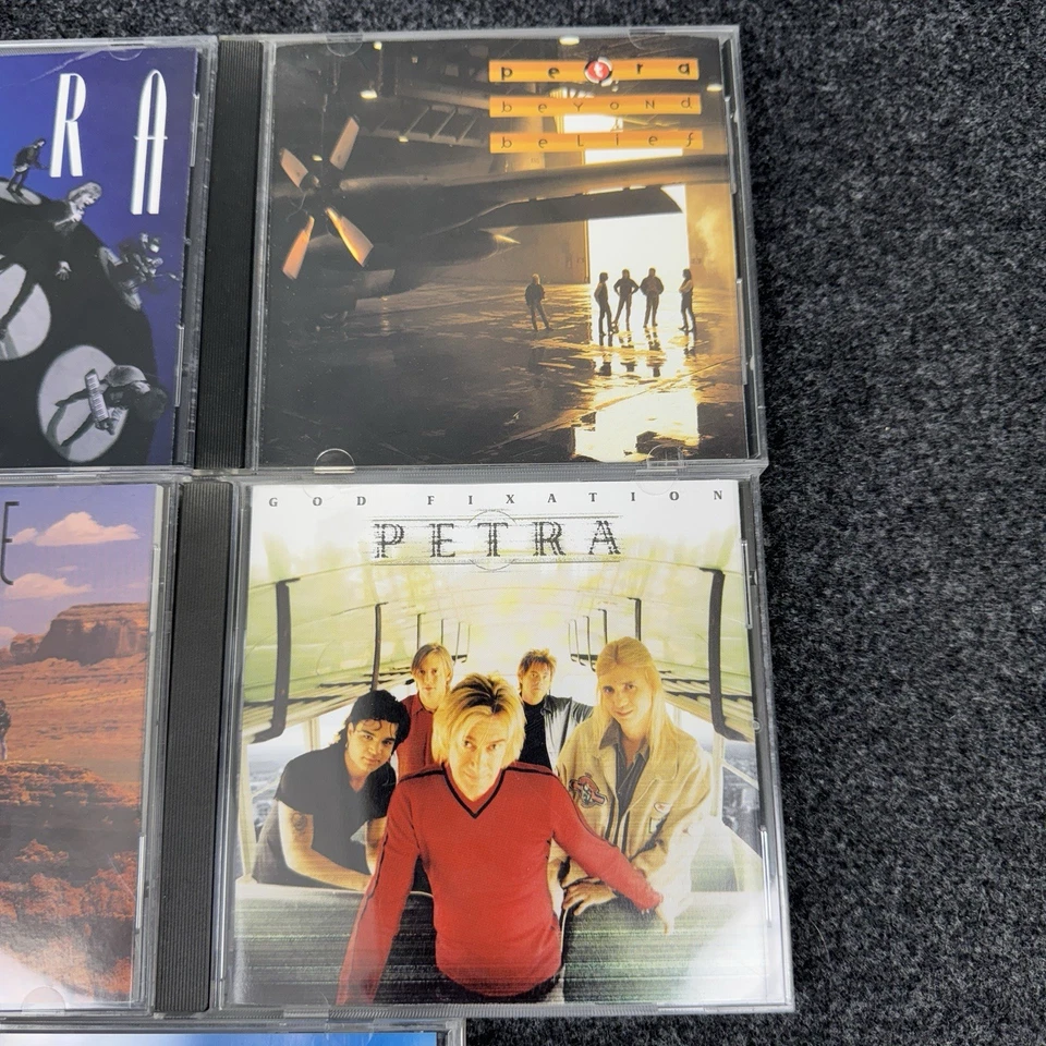 Petra CD Lot of 8 CD's On Fire Wake Up Call Power Praise Beyond Belief No Doubt Foto 4 de 4