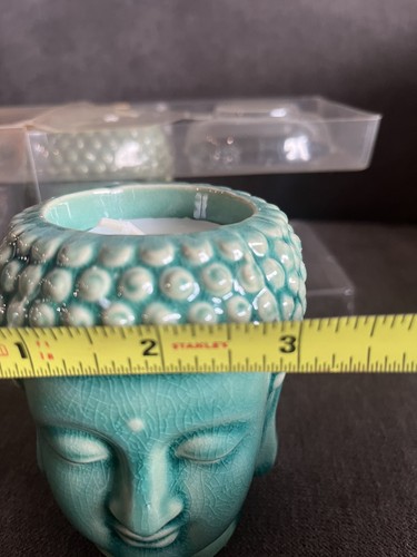Buddha Ceramic Citronella Candleholders, Set Of 3, New In Package - Picture 6 of 6