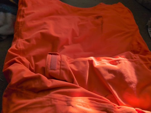 Columbia 3 In 1 Blaze Orange Mens Size L Very Warm Insulated Deer Hunting Coat - Picture 14 of 16