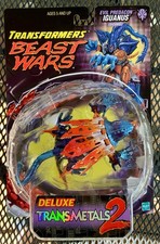 Transformers Iguanus Complete Beast Wars Transmetals 2 Deluxe Class With Card