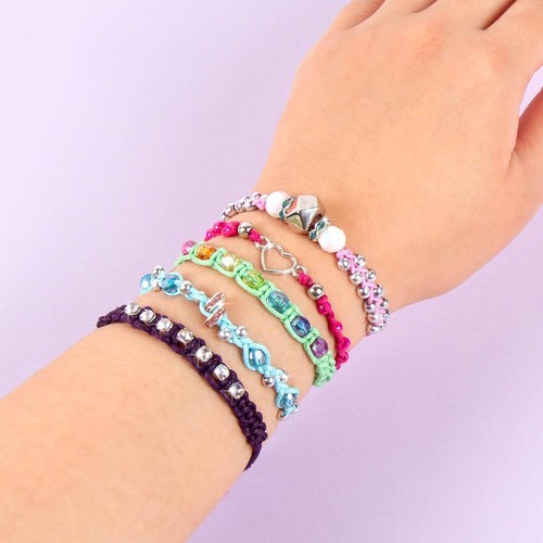 Regenbogen Bling Armband Kit-All-in-One Zum Selbermachen für 5 einzigartige Charms, Alter 8-13 - Bild 11 von 11