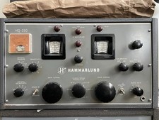 Hammarlund HQ-150 Communications Receiver mounted in Cabinet, Fine Working