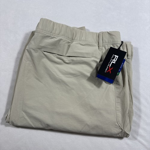 RLX Ralph Lauren Golfhose Herren 42x30 Beige Performance Basic Sand Nylon Stretch - Bild 1 von 9