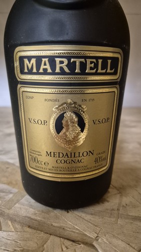Cognac Martell Medaillon J&F V.S.O.P. 70cl 40% imp. Wax&Vitale anni 80 - Imagen 6 de 7