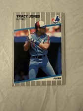 1989 Fleer #383 Tracy Jones Montreal Expos