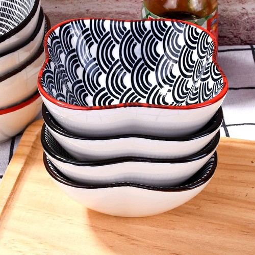 Ceramic Dipping Sauce Bowls Set of 4, Japanese Porcelain Soy Side Dishes Bowl... - Bild 5 von 7