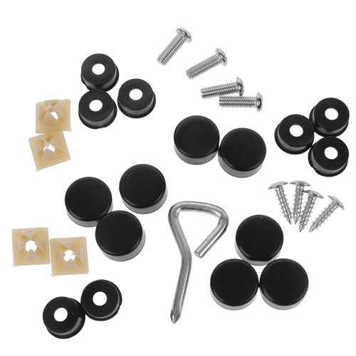  Anti-theft License Plate Screw Kit Car Number Screws and Caps Bolts Nuts - Bild 12 von 12