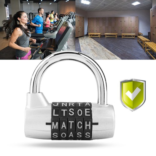 Reisekoffer Kombinationsschloss 5-Zahlen-Code Fitnessstudio Sicherheitsschloss - Bild 12 von 22