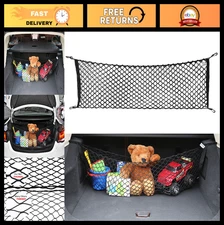 Stretchable Cargo Net for SUV & Truck - Trunk Organizer, Car Bed Storage Solutio