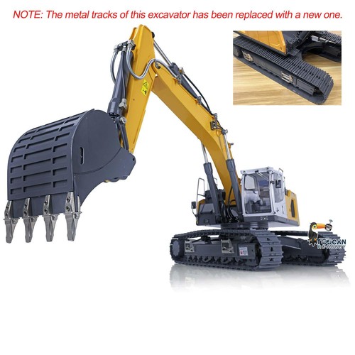 XDRC 1/14 Metal RC Hydraulic Excavator RTR Digger R945 W/ I6S Radio Lights Sound - Picture 7 of 12