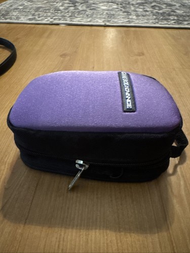 OEM Nintendo Game Boy Advance Purple Carrying Case/Mini Bag Used with Strap - Picture 10 of 13