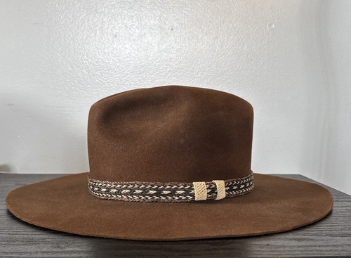 Vintage brauner Cowboy Filzhut Colorado Mountain Hat Company lesen - Bild 3 von 17