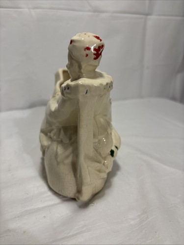 McCoy Keramik Clown reitet auf einem Schwein Pflanzgefäß. Made In USA. Vintage Kunstwerk. - Bild 4 von 6