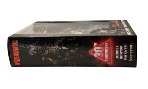 NECA Predator Jungle Hunter Masked Prototype 30th Anniversary 18cm Action Figure - Foto 4 di 7