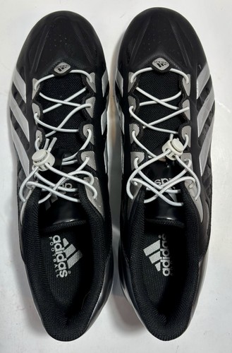 Adidas QuickFrame taglia 15 tacchetti calcio uomo nero argento - Foto 5 di 8