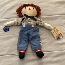 Raggedy Andy Vintage Applause 13 Cloth Collector Doll NWT
