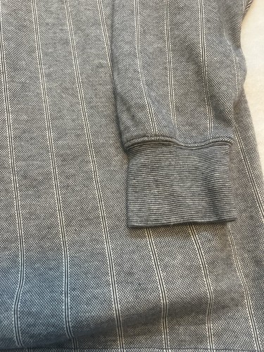 Slazenger Damen XL Rollkragen Tunika Kleid grau gestreift Langarm Lagenlook - Bild 7 von 7