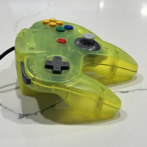 Controlador Nintendo 64 N64 Extreme Green Edición Limitada OEM COMO NUEVO/caja casi nueva PROBADO - Imagen 21 de 24