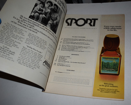 SPORT Magazine DEC 1974 OJ SIMPSON BUFFALO BILLS - Picture 2 of 3