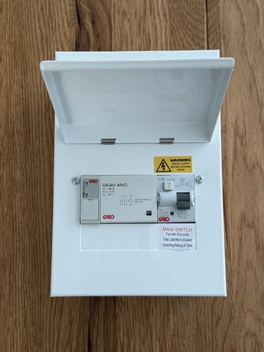 Garo G6EV40PME 40A EV Consumer Unit Type A RCBO PME Fault Detection - Brand New - Picture 5 of 8
