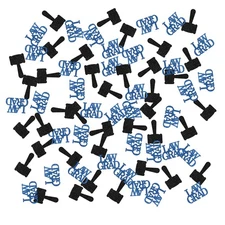 Law School Grad Confetti Glitter Lawyer Graduation Table Decor 120 PCS