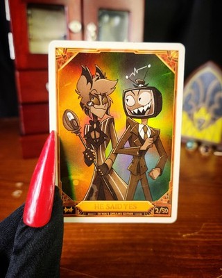 PRE-ORDER  He Said Yes  UNOFFICIAL TwoDream Hazbin Hotel Card & signed print