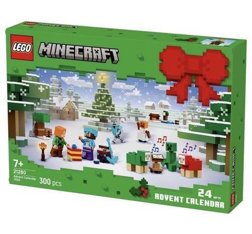 LEGO Minecraft Adventskalender 300 Teile 24 Geschenke 21280 NEU 2025