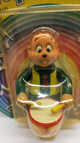 3 Vintage 1984 Alvin and the Chipmunks Aufziehspielzeug Simon Theodore Gitarre Ideal Neu aus altem Lagerbestand - Bild 5 von 12