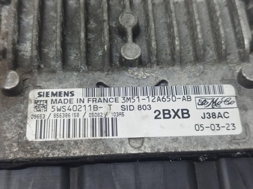 Unidad de control del motor FORD FOCUS C-MAX ECU 3M5112A650AB 1.75 diésel 2005 29473202 - Imagen 8 de 8